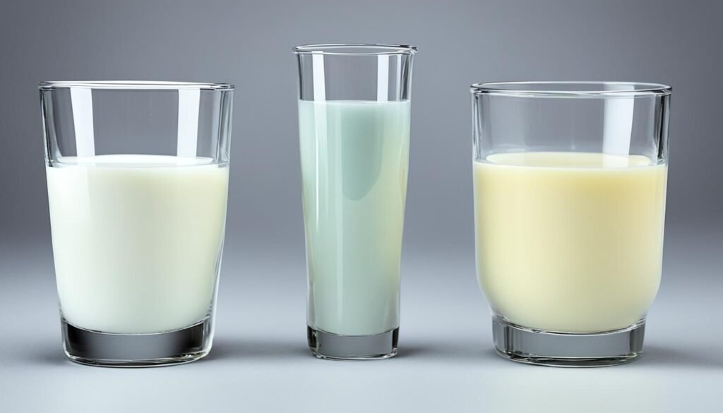 Milk Fat Content Comparison