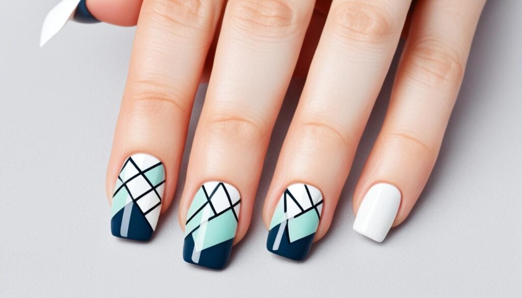 minimalist nail art