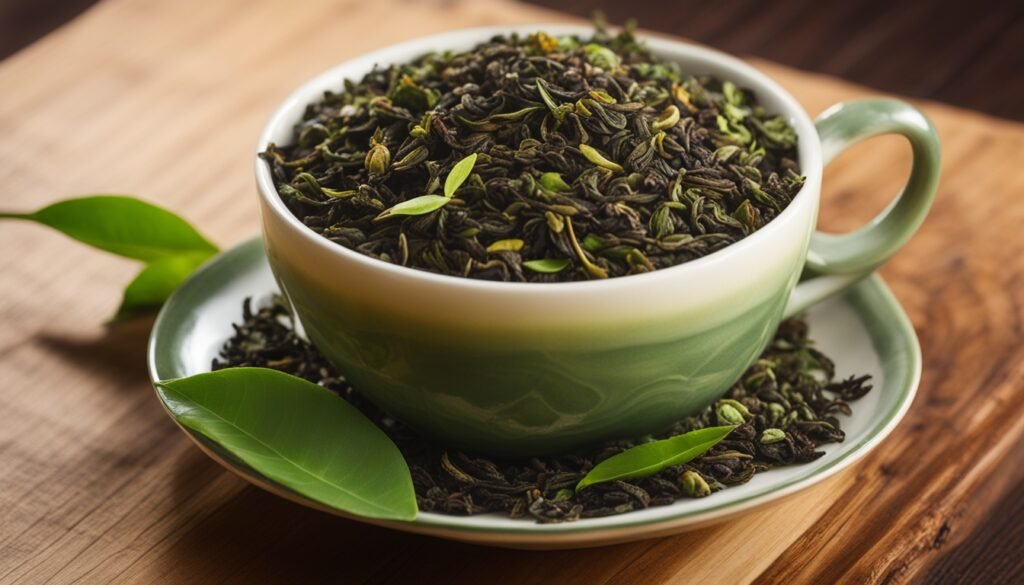 roasted green tea